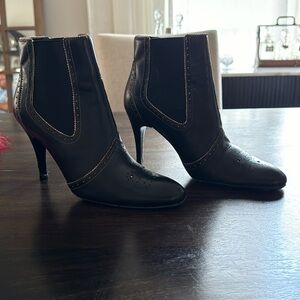 Circa Joan & David Leather Ankle Boots
